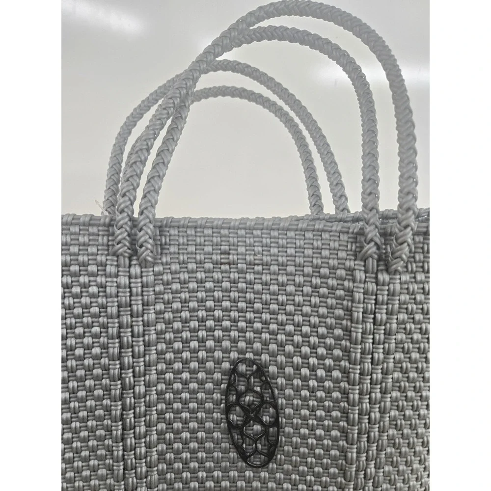 Lola's Bag‎ Medium Tote Silver
